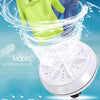 غسالة محمولة صغيرة 2 في 1 لتنظيف سريع وفعال – Mini Portable Washing Machine