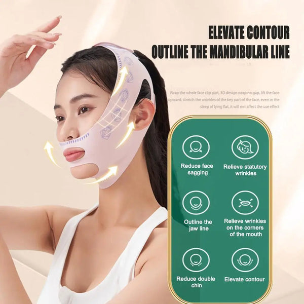 قناع تنحيف الذقن والخدين - Chin Cheek Slimming Mask